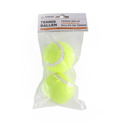 Benson Honden Tennisballen - Set van 2 - Duurzaam en Zichtbaar