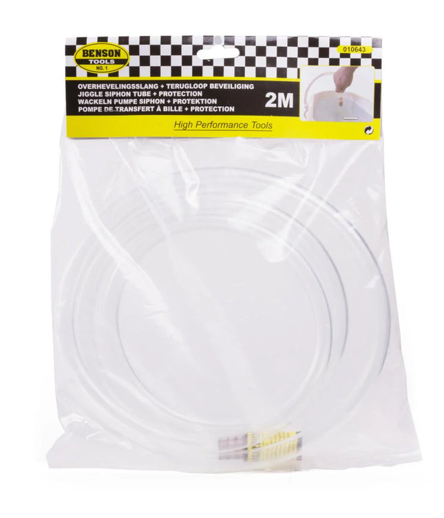 Benson Overhevelslang met Schudkogel - 200 cm - 10L/min - Glashelder
