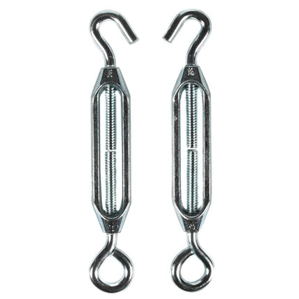 Benson Draadspanner Haak + Oog M6 (1/4") – 2-delig – IJzerwerk