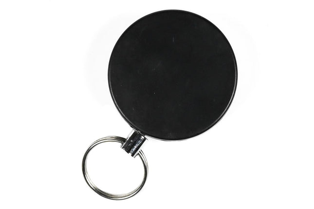 Benson Roller Clip met Trekkoord - 70 cm - Zwart - Pas- & Sleutelhouder