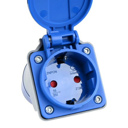 Benson CEE naar Randaarde Verloopstekker – Compact – IP44 Spatwaterdicht