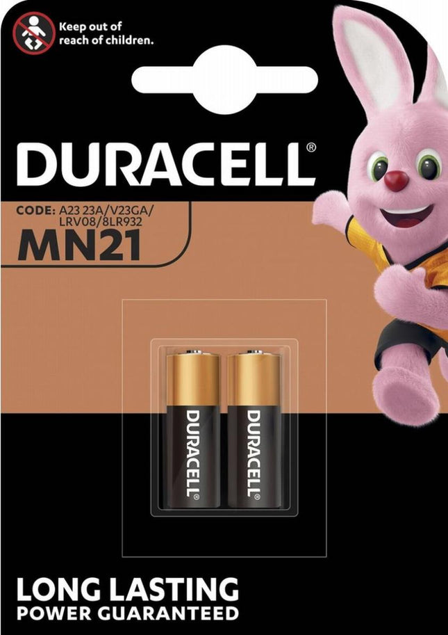 Duracell MN21 Batterijen - A23 - 12V - 2 stuks - Alkaline