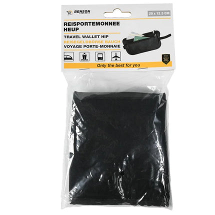 Benson Reisportemonnee Heup - 29 x 13.5 cm - Verstelbaar - Veilig op Reis
