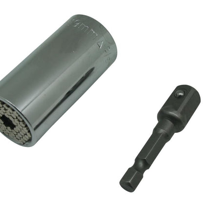 Benson Universele Dop - 7 t/m 19 mm - Inclusief Adapter - Gator Grip Technologie
