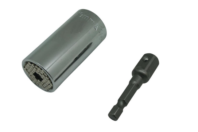 Benson Universele Dop - 7 t/m 19 mm - Inclusief Adapter - Gator Grip Technologie