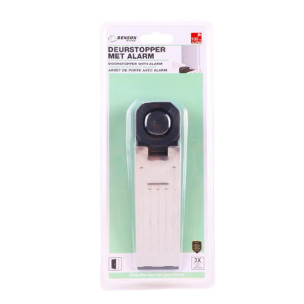 Benson Deurstopper met Alarm - 100 dB - Inbraakpreventie - Antislip - Draagbaar