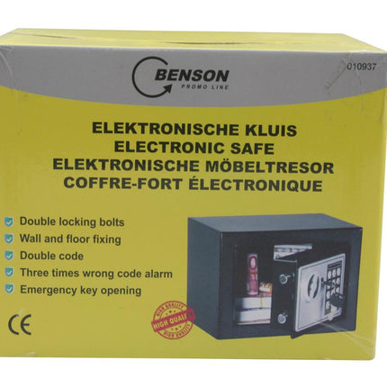 Stahlex Elektronische Kluis Mini - 170 x 230 x 170 mm - Alarm & Noodsleutels
