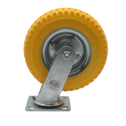 Benson Zwenkwiel met Anti-Lek PU Band - 2.50-4 - 130 kg - Geel