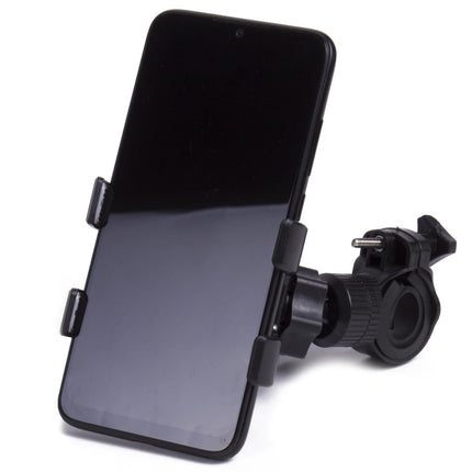 Benson Mobiele Fiets Telefoonhouder Easy-Clip - 360° Draaibaar - Universeel - Voor Telefoons tot 9 cm