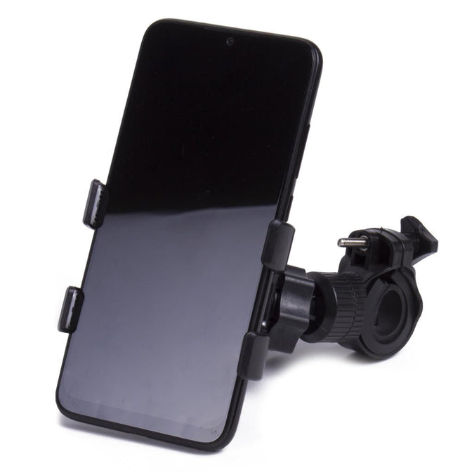 Benson Mobiele Fiets Telefoonhouder Easy-Clip - 360° Draaibaar - Universeel - Voor Telefoons tot 9 cm