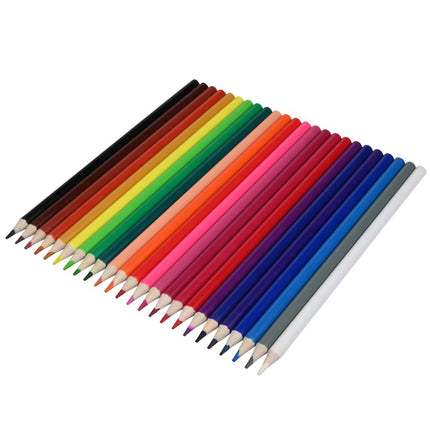 Benson Kleurpotloden Set - 24-Delig - Hout - Assorti