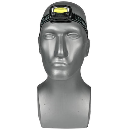 Hofftech Kantelbare Hoofdlamp - 150 Lumen - 3 Watt COB LED