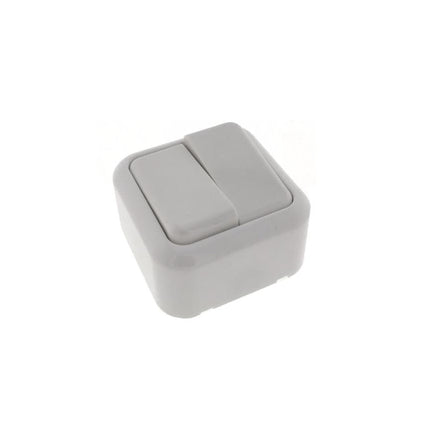 Benson Opbouw Wisselschakelaar – Wit – 250V / 10A – IP20