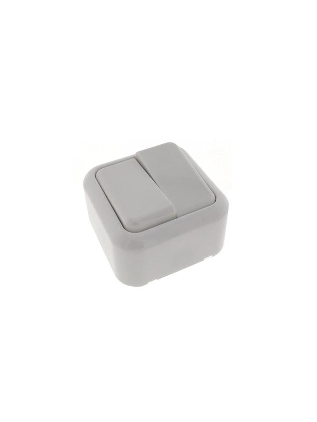 Benson Opbouw Wisselschakelaar – Wit – 250V / 10A – IP20