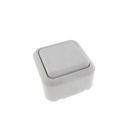 Benson Opbouwschakelaar – Wit – IP20 – 61 x 61 x 35 mm
