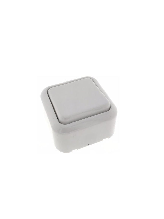 Benson Opbouwschakelaar – Wit – IP20 – 61 x 61 x 35 mm