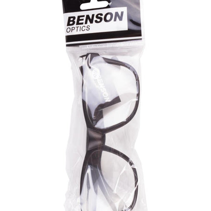 Benson Trendy Leesbril - Sterkte +2.00 - Zwart Mat - Unisex