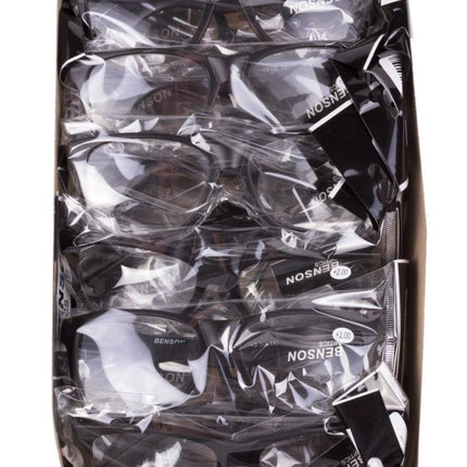 Benson Modieuze Leesbril - Sterkte +1.00 - Zwart Mat - Unisex