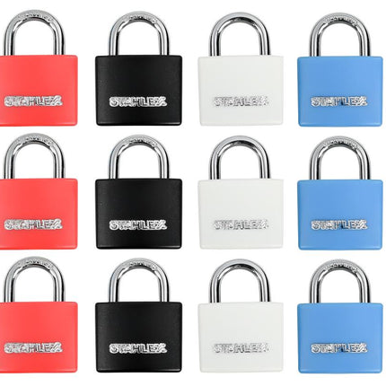 Stahlex Hangslotset – 30 mm – Gelijksluitend – 3 Stuks – Aluminium