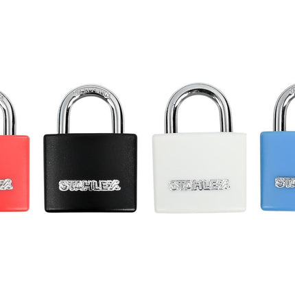 Stahlex Hangslotset – 30 mm – Gelijksluitend – 3 Stuks – Aluminium