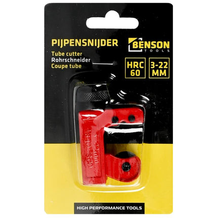 Benson Compacte Mini-Pijpensnijder - Ø 3 tot 22 mm - Voor Koper en Aluminium