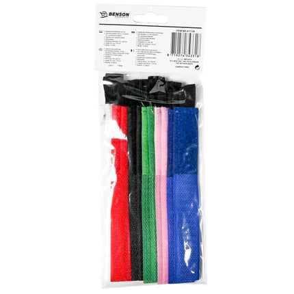 Benson Klittenband Kabelbinders 12-Delig - 170 mm - Herbruikbaar