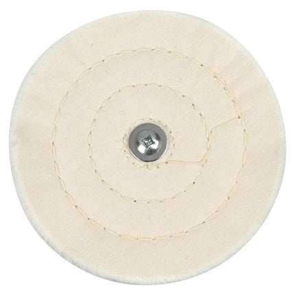 Benson Polijstschijf Sisal/Katoen – Ø 125 x 22 mm – Met 6 mm Stift