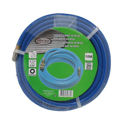 Hofftech Compressor Luchtslang - 10 Meter - 20 Bar - Textiel Versterkt