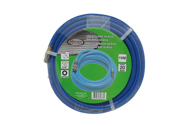 Hofftech Compressor Luchtslang - 10 Meter - 20 Bar - Textiel Versterkt