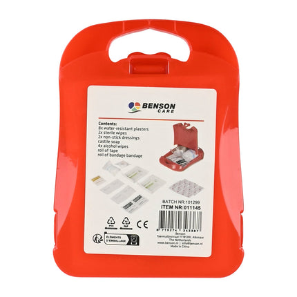 Benson EHBO-set Reis & Outdoor – Compact – 20-delig – Waterbestendig