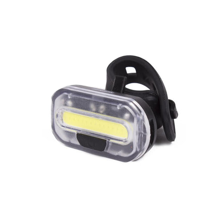 Benson Compacte Fietskoplamp - Ultra COB LED - Wit - Silicone Bevestiging