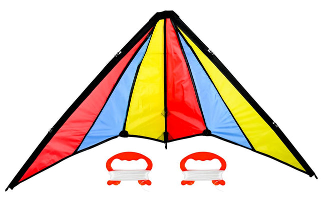 Benson Sportline Stuntvlieger - 130 x 60 cm - 2 Lijnen - 50m Touw