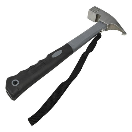 Benson Campinghamer - 450 Gram - 30 cm - Stalen Kop - Ergonomische Rubberen Grip