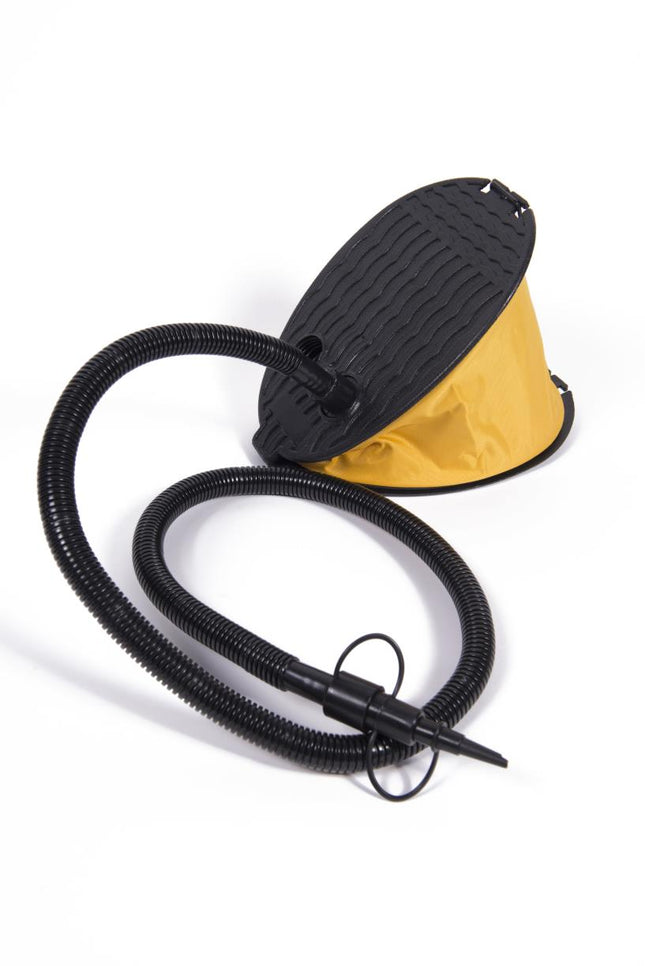 Benson Voetpomp - 2 Liter - 20% Extra Luchtinhoud - Inflate & Deflate - Geel/Zwart