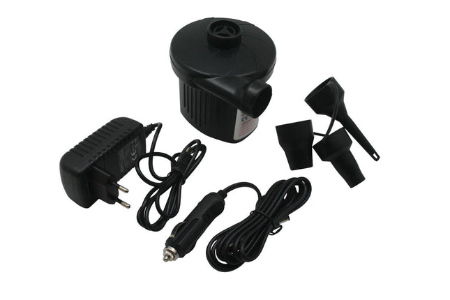 Benson Elektrische Luchtpomp - 12V & 230V - 230 l/min - Met Inflate & Deflate Functie