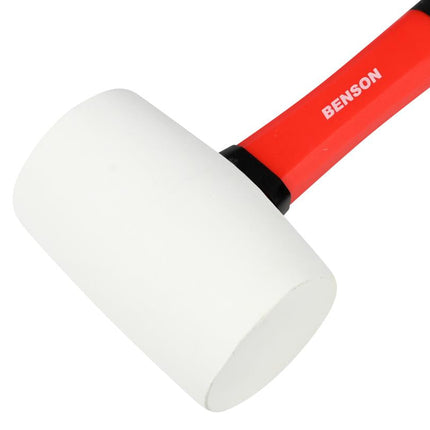 Benson Installatiehamer - 16 oz (450 gr) - Witte Rubberen Kop