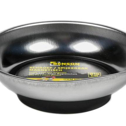 Benson Magnetische Schroef- en Spijkerbak – Ø 10 cm – RVS – Antislip & Magnetisch