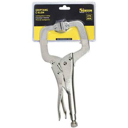Benson Griptang C-Klem - 275 mm - Chroom - Verstelbaar (0-95 mm)