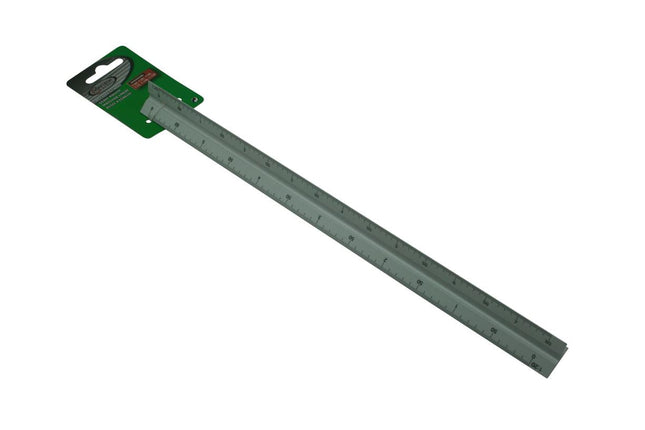 Hofftech Driekantige Schaallat – 300 mm – 6 Schaalverdelingen – Aluminium