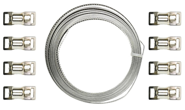 Benson Universele Slangklemmen Set – 3 Meter x 8 mm – 9-delig