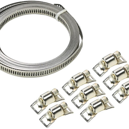 Benson Universele Slangklemmen Set – 3 Meter x 8 mm – 9-delig