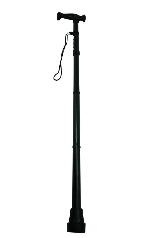 Benson Opvouwbare Wandelstok – Verstelbaar 85-95 cm – Lichtgewicht – Zwart