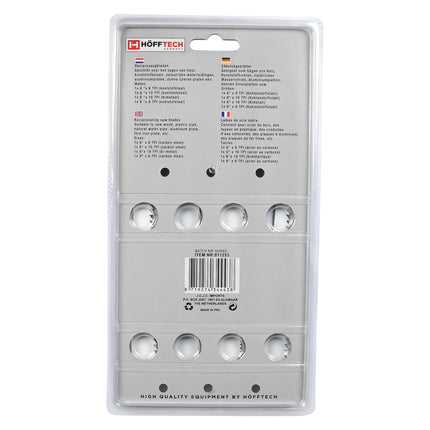 Hofftech Reciprozaagbladen - 4-delig - Hout & Metaal - 150 & 200 mm