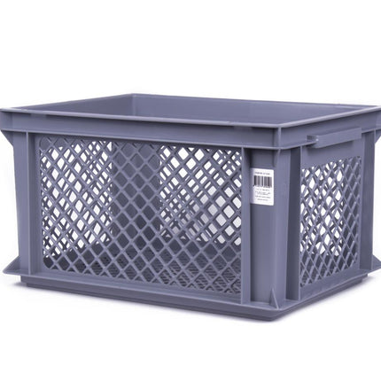 Lastpak Fietskrat - 26 Liter - 40 x 30 x 22 cm - Kunststof - Grijs