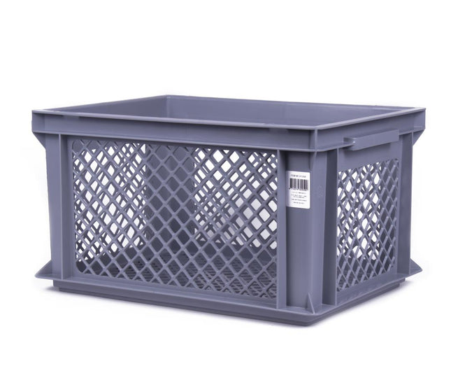 Lastpak Fietskrat - 26 Liter - 40 x 30 x 22 cm - Kunststof - Grijs