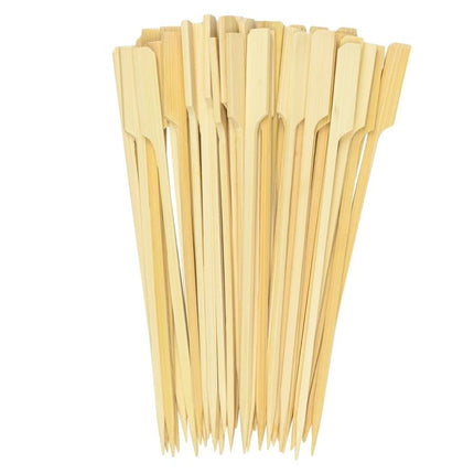 Benson Satéprikkers - 15 cm - Vierkant met Greepje - 50 Stuks - Bamboe