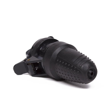 Benson Contrastekker met Klep – IP44 – Randaarde – Zwart – 3500W