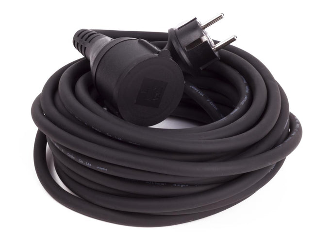 Benson Rubber Verlengsnoer – 10 meter – Randaarde – IP44 – 3500W