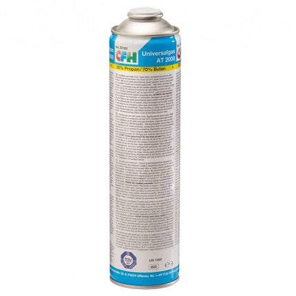 CFH Universele Gasbus - 330 Gram / 600 ml - Schroefdraad - 70% Butaan / 30% Propaan