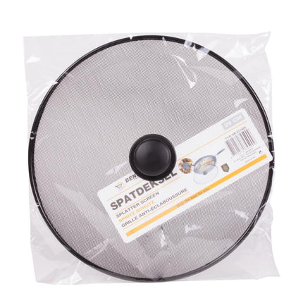 Benson Ronde Spatdeksel - Ø 29 cm - Anti-spat - Zwart